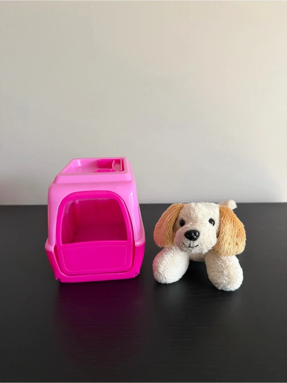 Polyfect Toys Puppy Dog Plush Pet Carrier Toy Pink Travel Stuffed Animal 2017